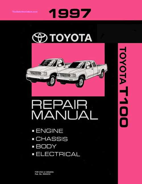 1998 toyota 4runner repair manual