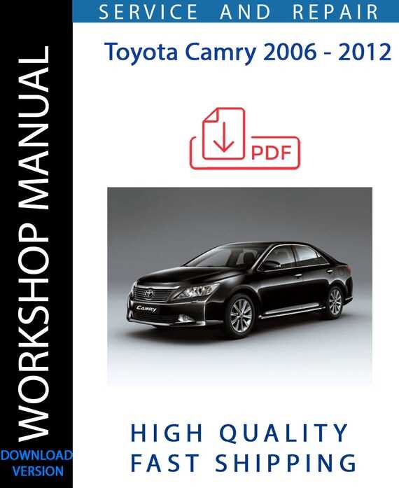 2012 toyota camry repair manual