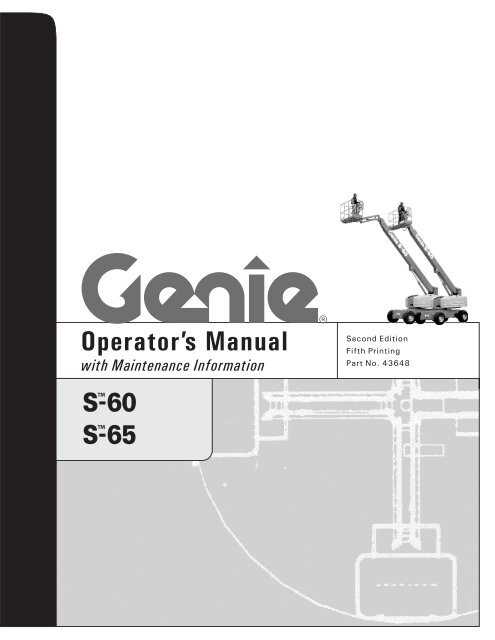 genie lift repair manual