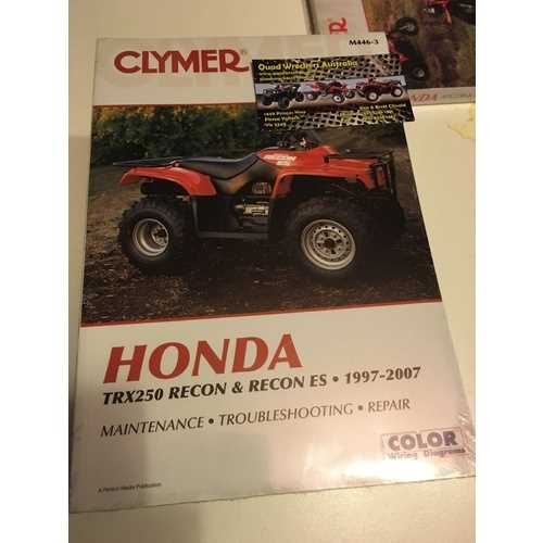 honda recon repair manual