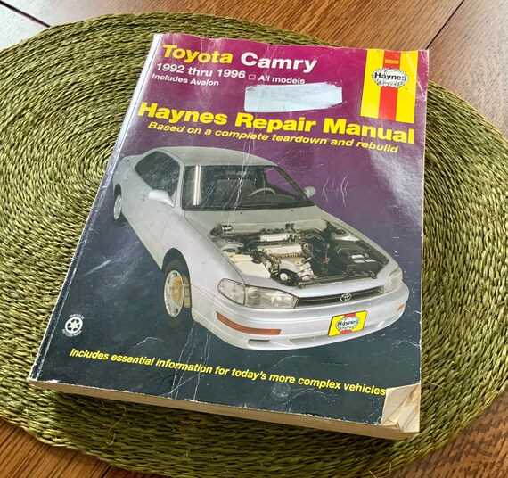 chilton toyota camry repair manual