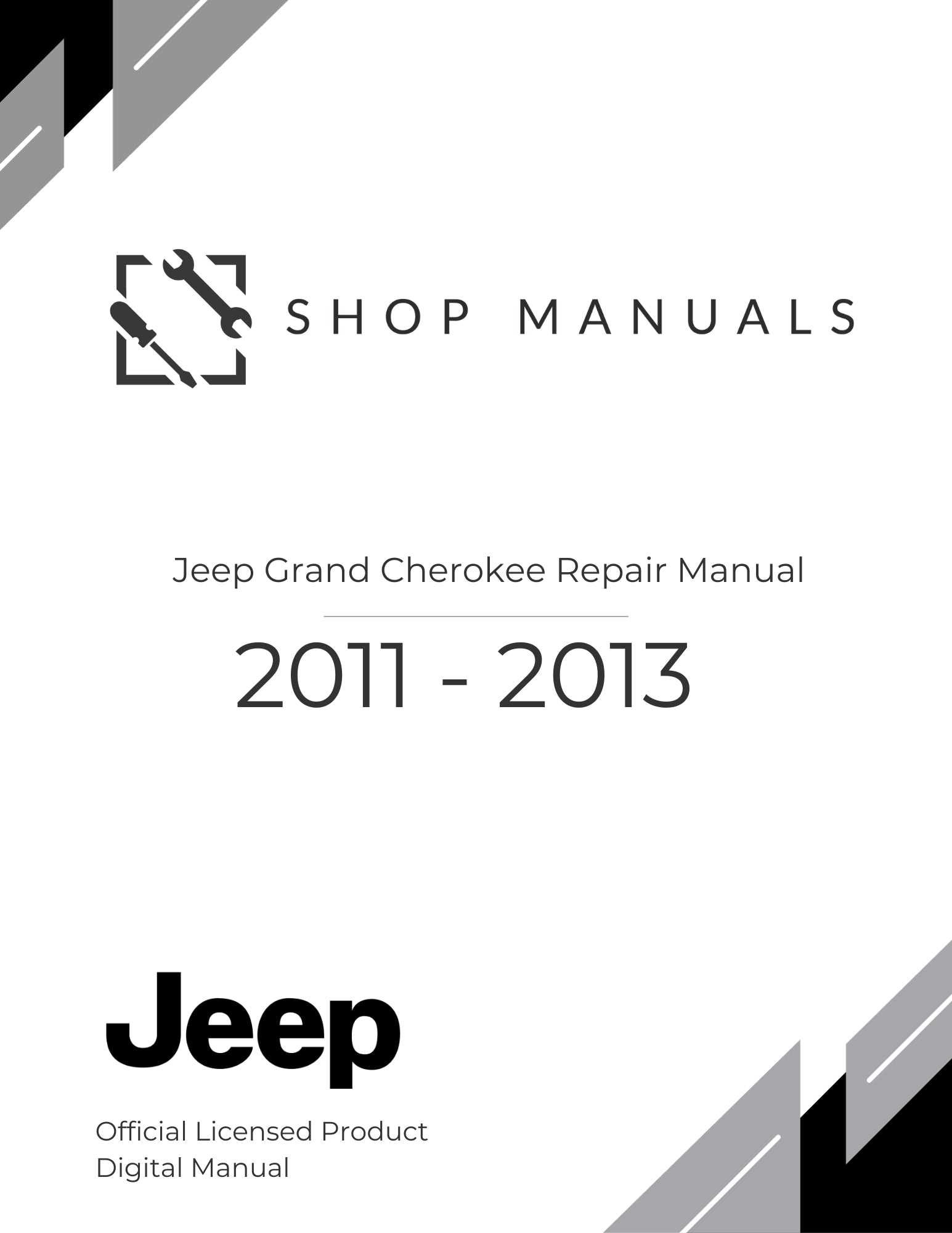 2011 jeep grand cherokee repair manual