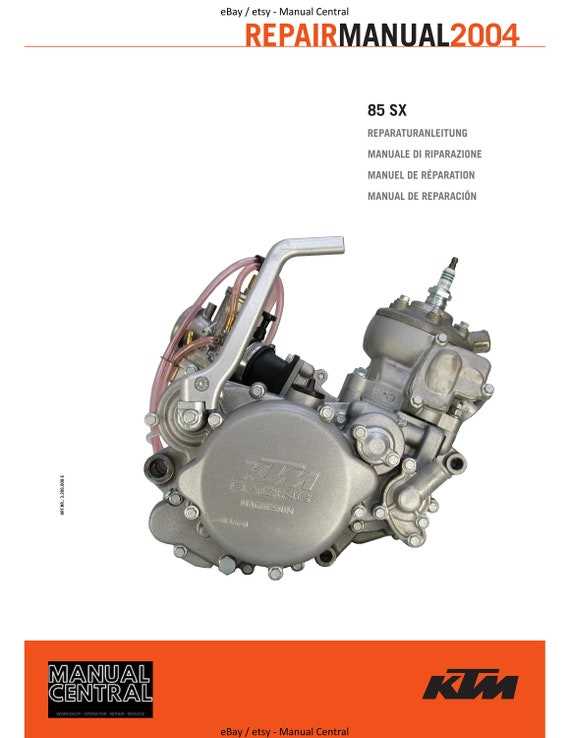 2019 ktm 85 sx service repair manual