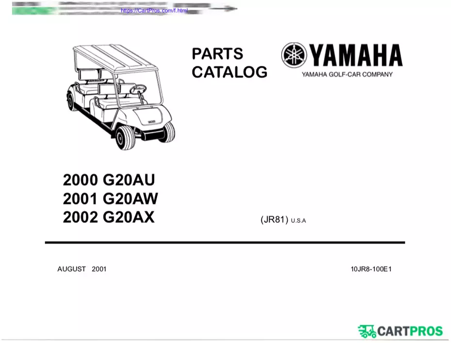 yamaha g16 golf cart repair manual