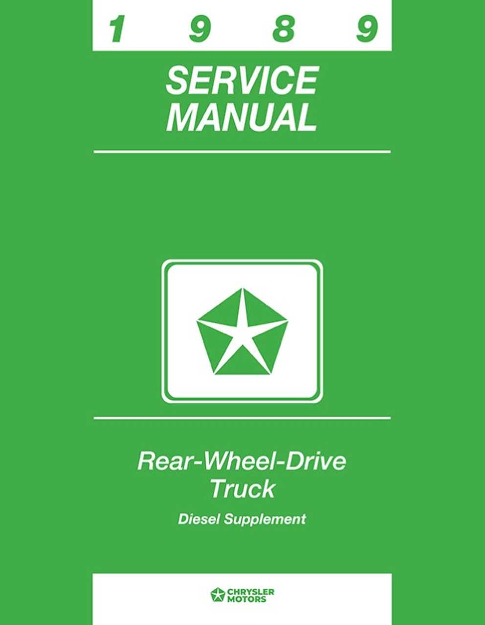 cummins diesel repair manual