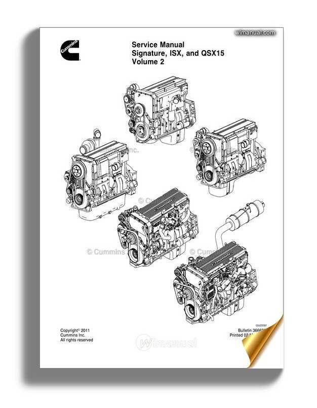 cummins isx 15 repair manual