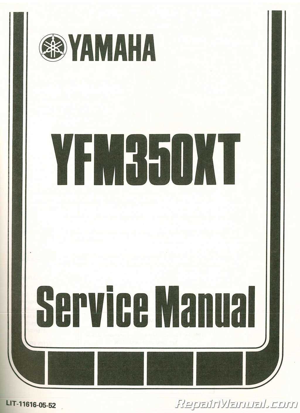 yamaha 350 warrior repair manual