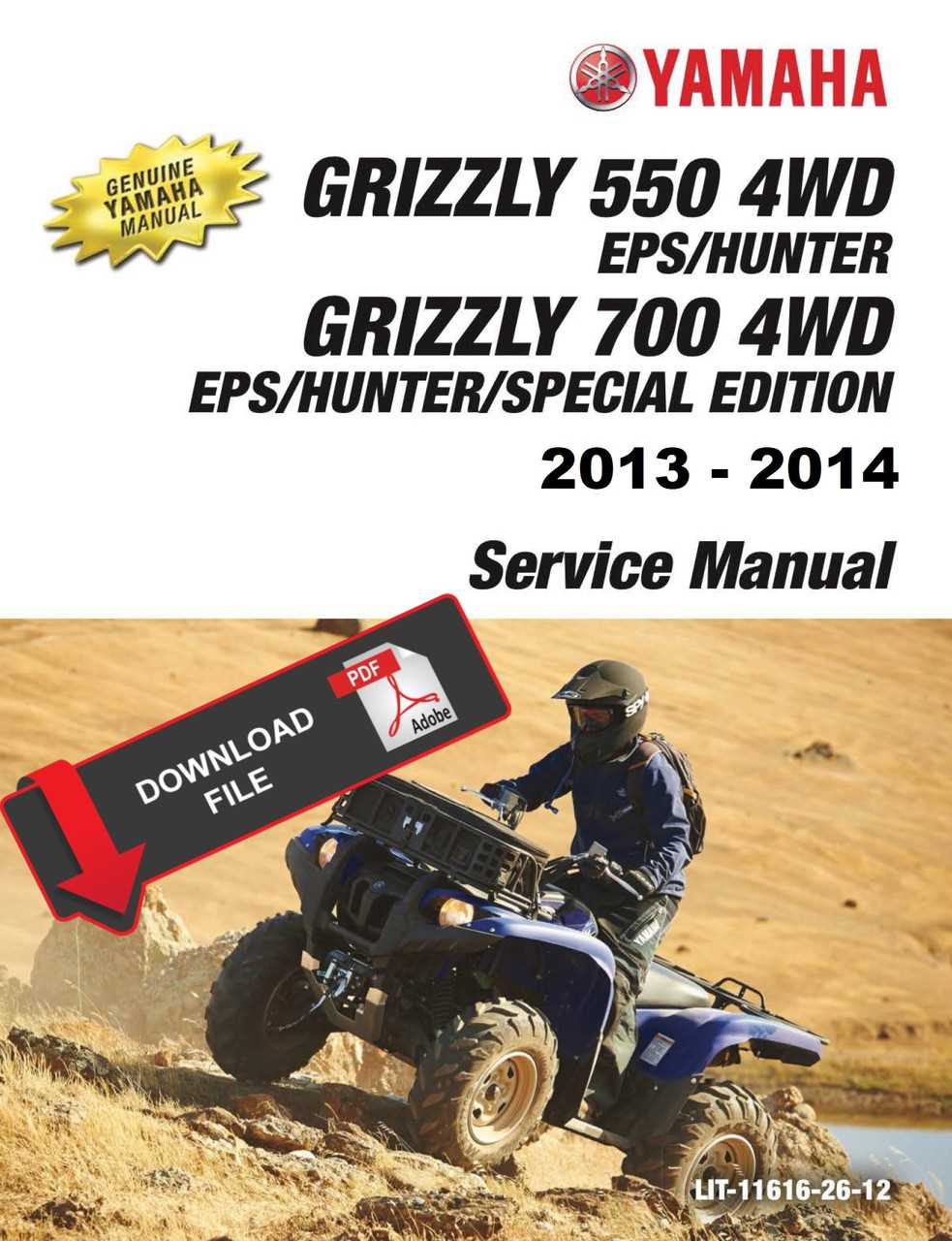 yamaha atv repair manual