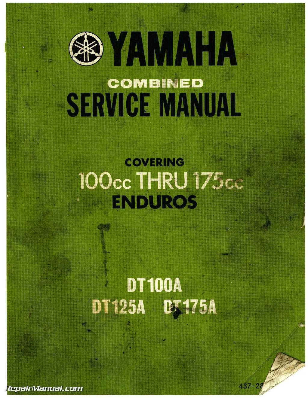 yamaha dt 175 repair manual