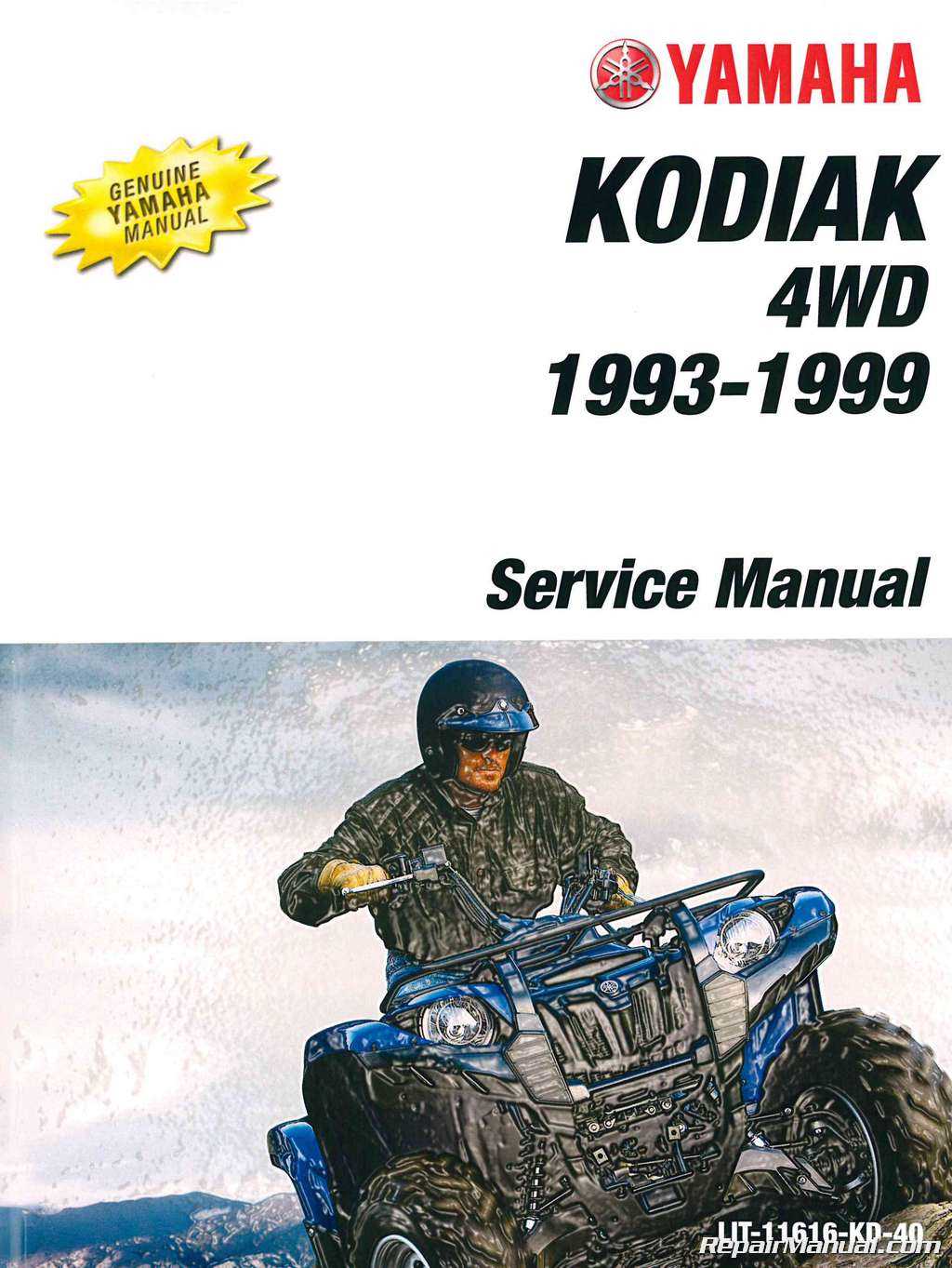 yamaha kodiak 400 4x4 repair manual