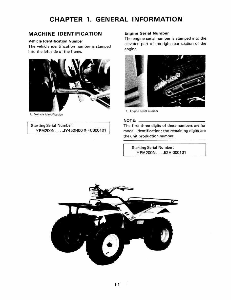 yamaha moto 4 200 repair manual