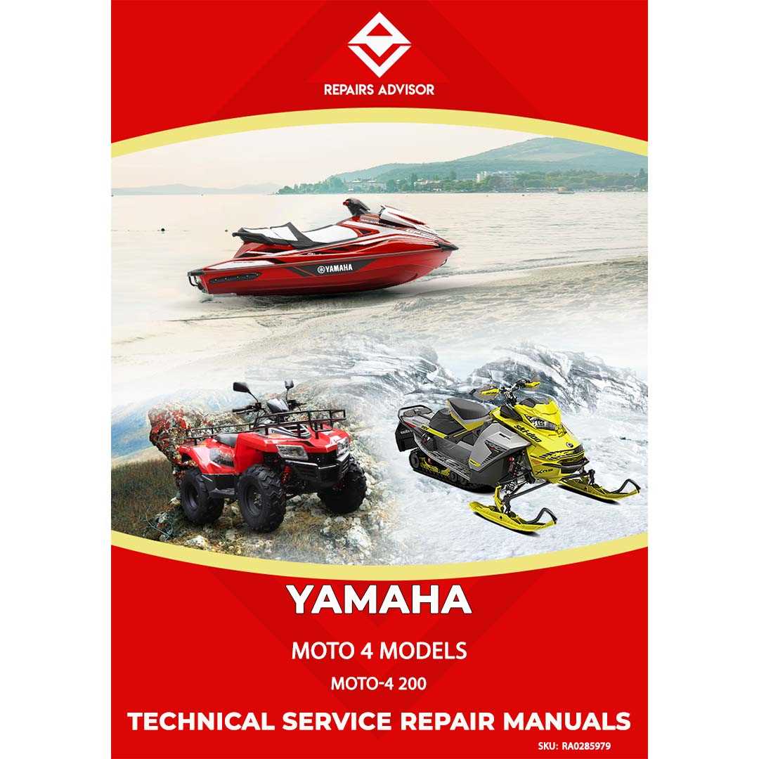 yamaha moto 4 200 repair manual