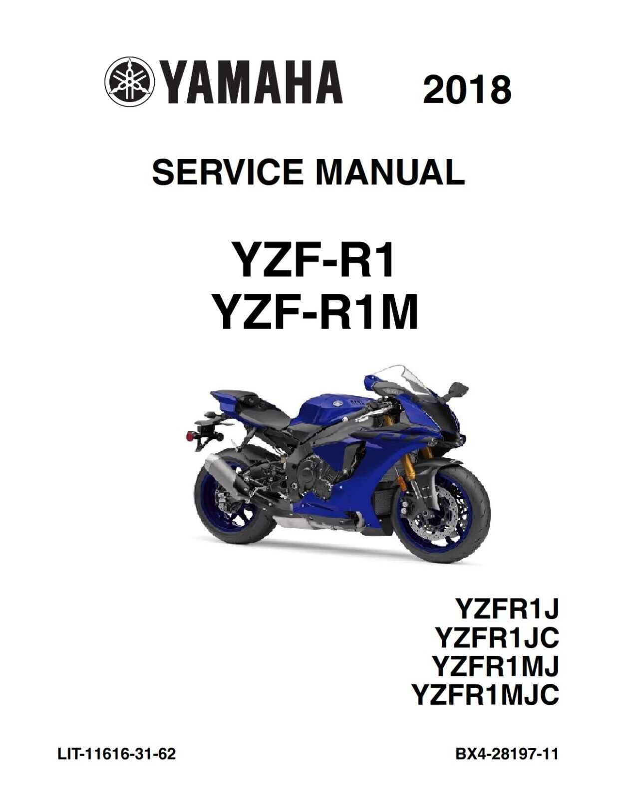 yamaha r1 repair manual