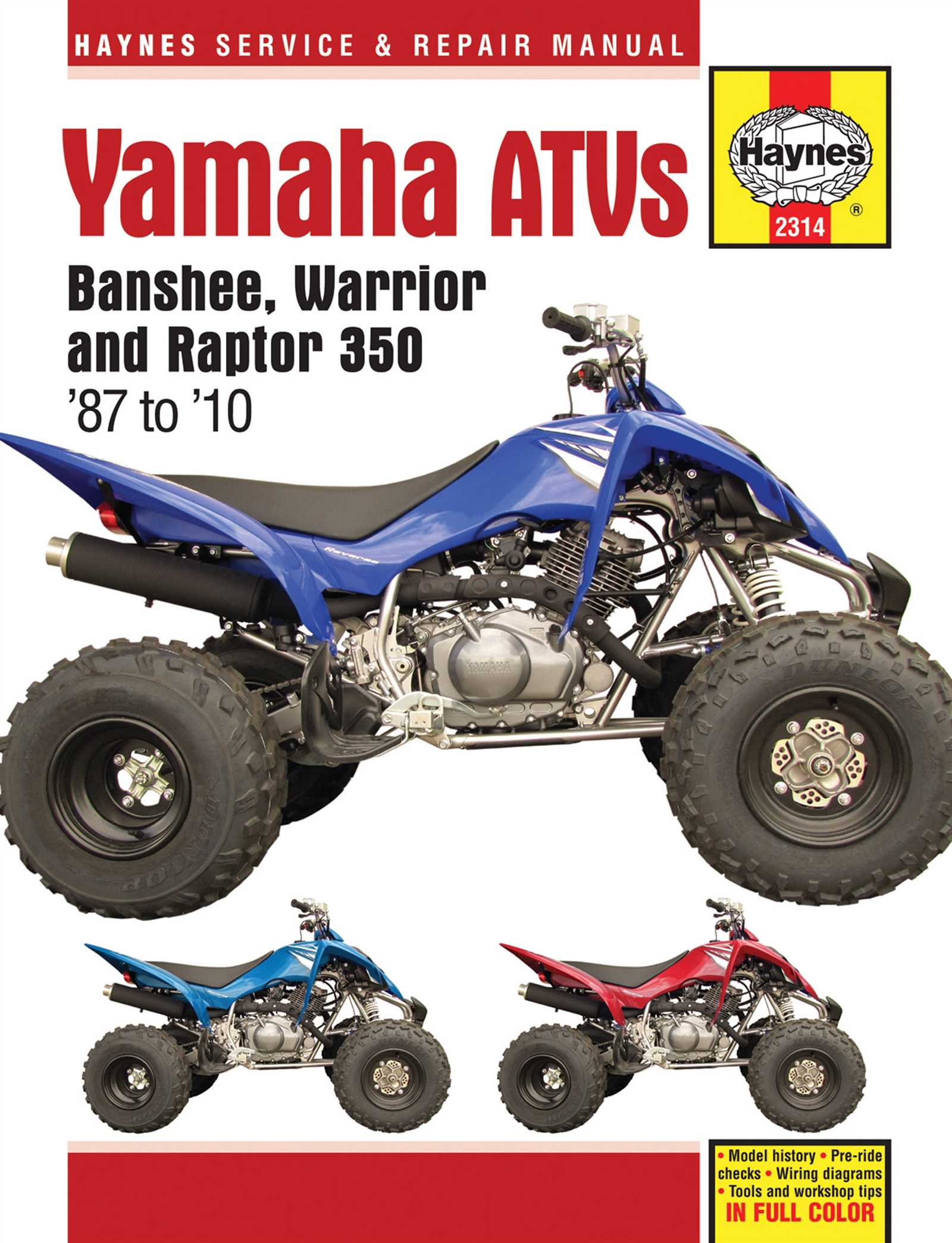 yamaha raptor repair manual