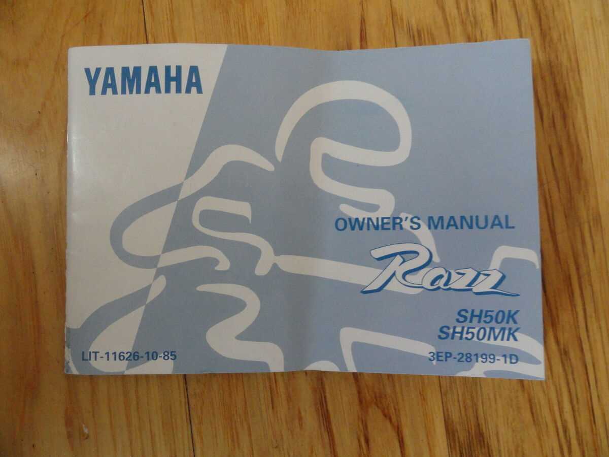 yamaha razz repair manual