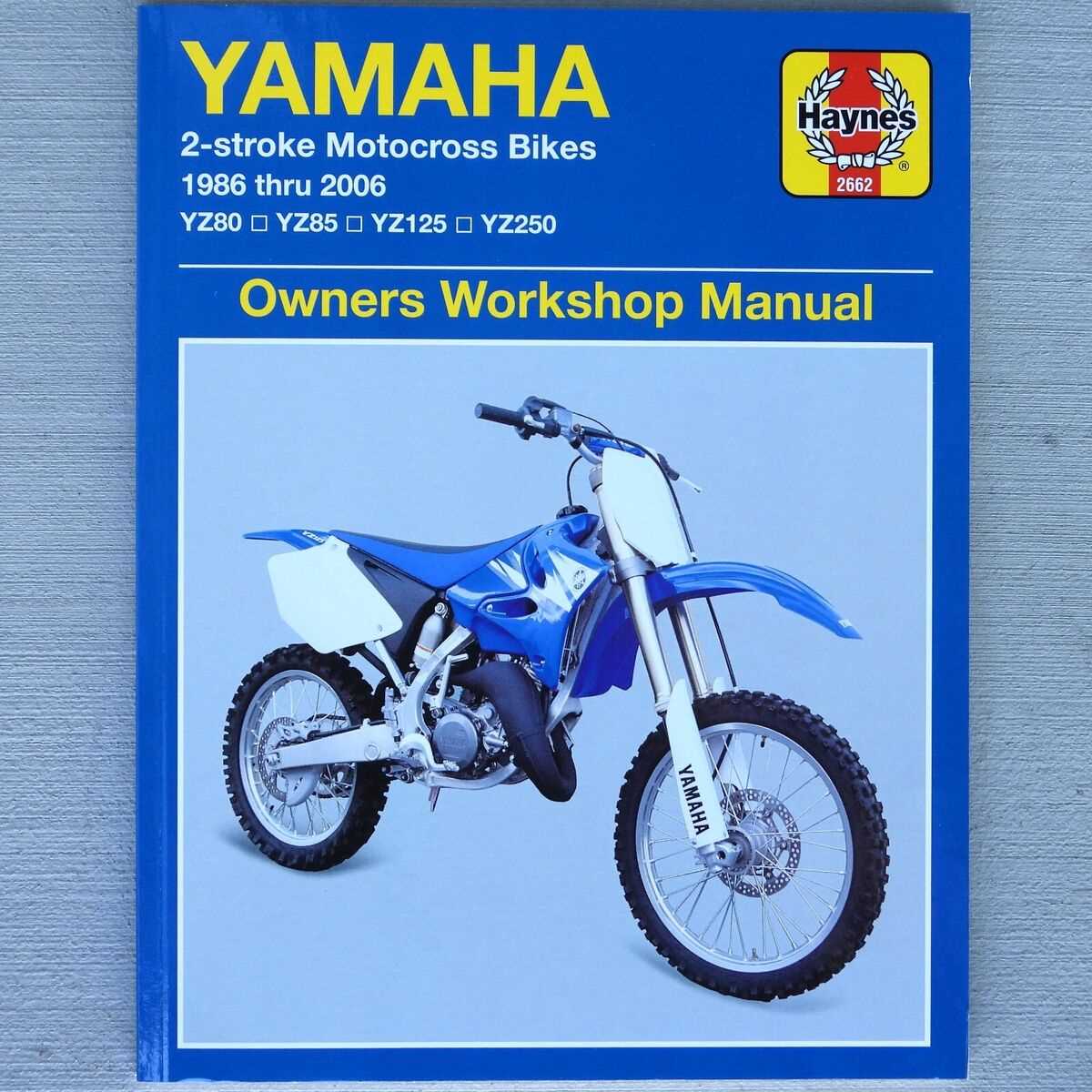 yamaha yz80 repair manual