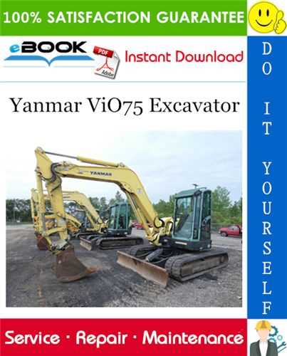 yanmar excavator repair manual