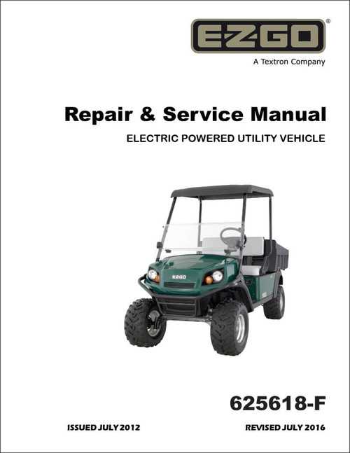 ezgo technicians repair and service manual