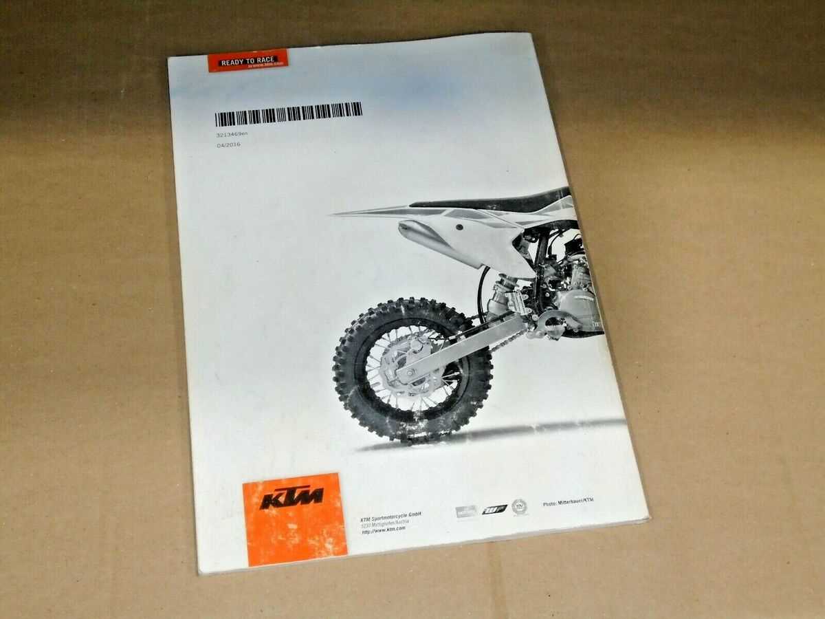 2019 ktm 85 sx service repair manual