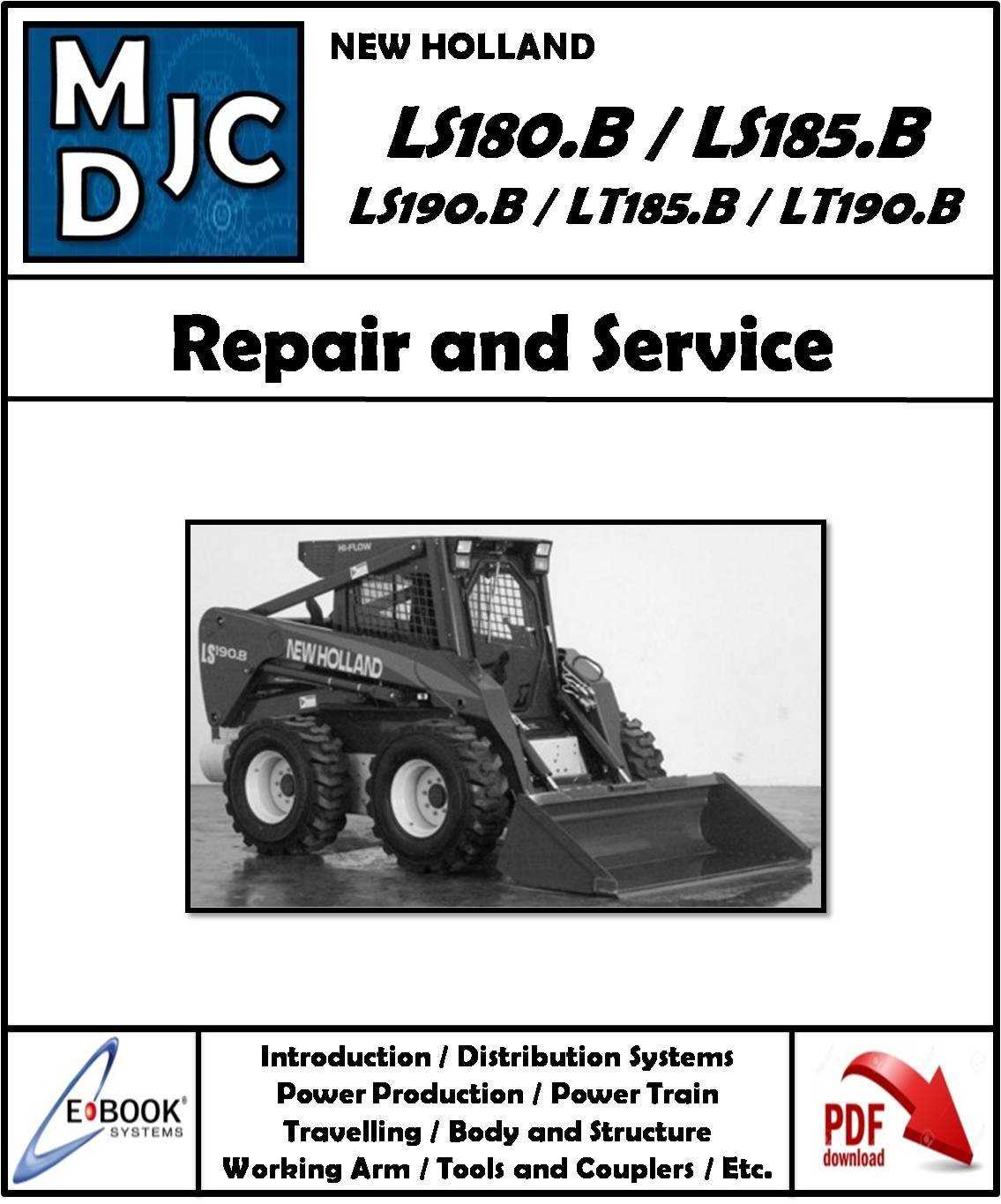 new holland ls190 repair manual