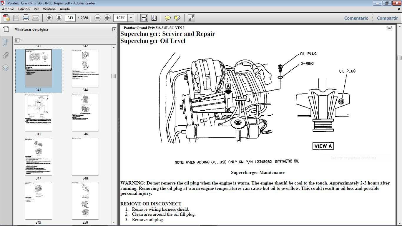 2003 pontiac grand prix repair manual