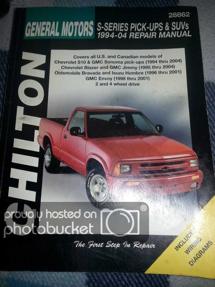 chilton chevy s10 repair manual