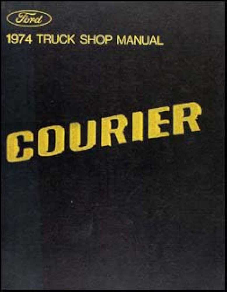 ford courier repair manual