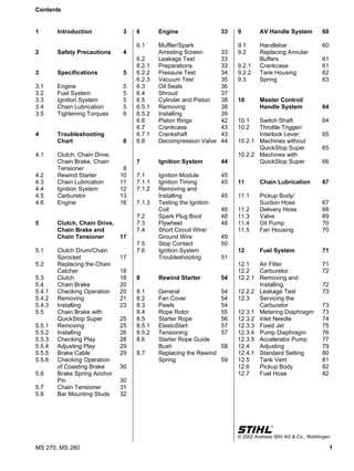 stihl ms 210 c repair manual