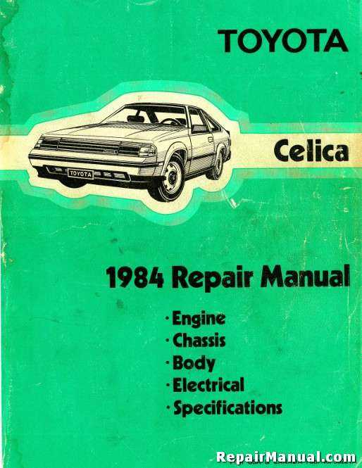 1984 toyota pickup repair manual