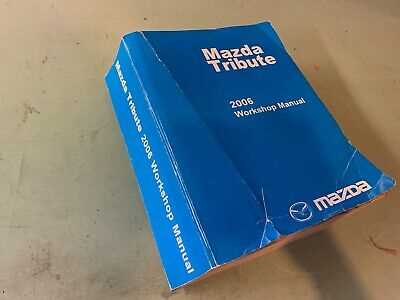 mazda tribute repair manual