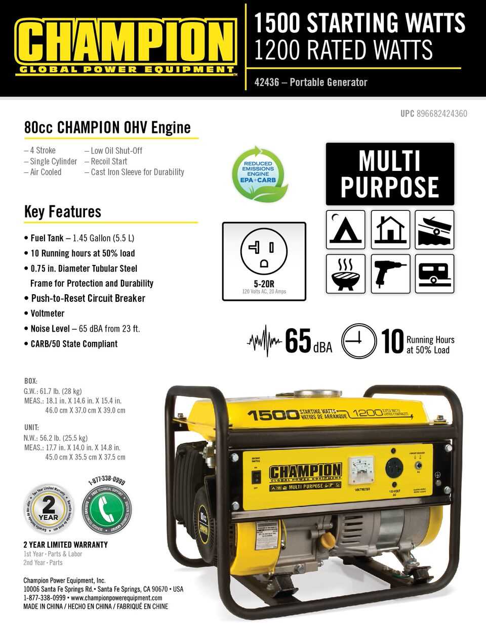 champion generator repair manual