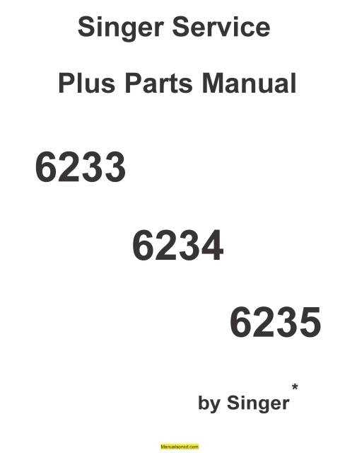 sewing machine repair manual