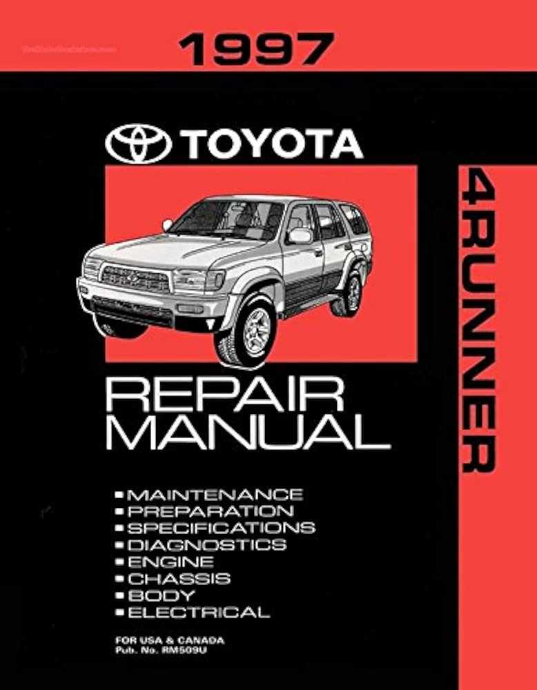 1997 toyota 4runner repair manual