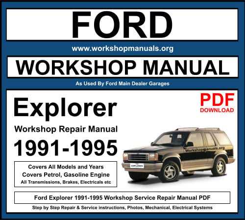 1995 ford mustang repair manual