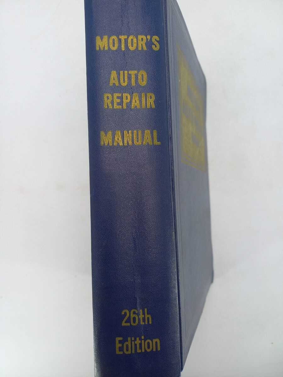 motors auto repair manual 1963