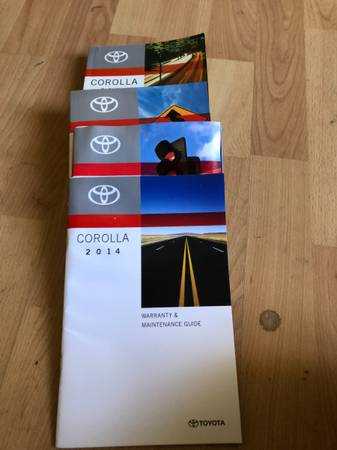 2014 toyota corolla repair manual