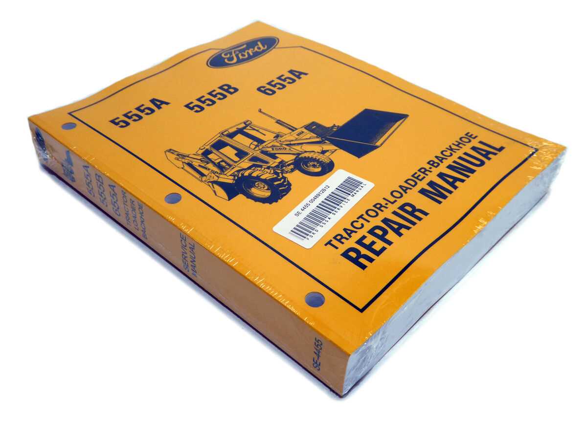 ford 555 backhoe repair manual