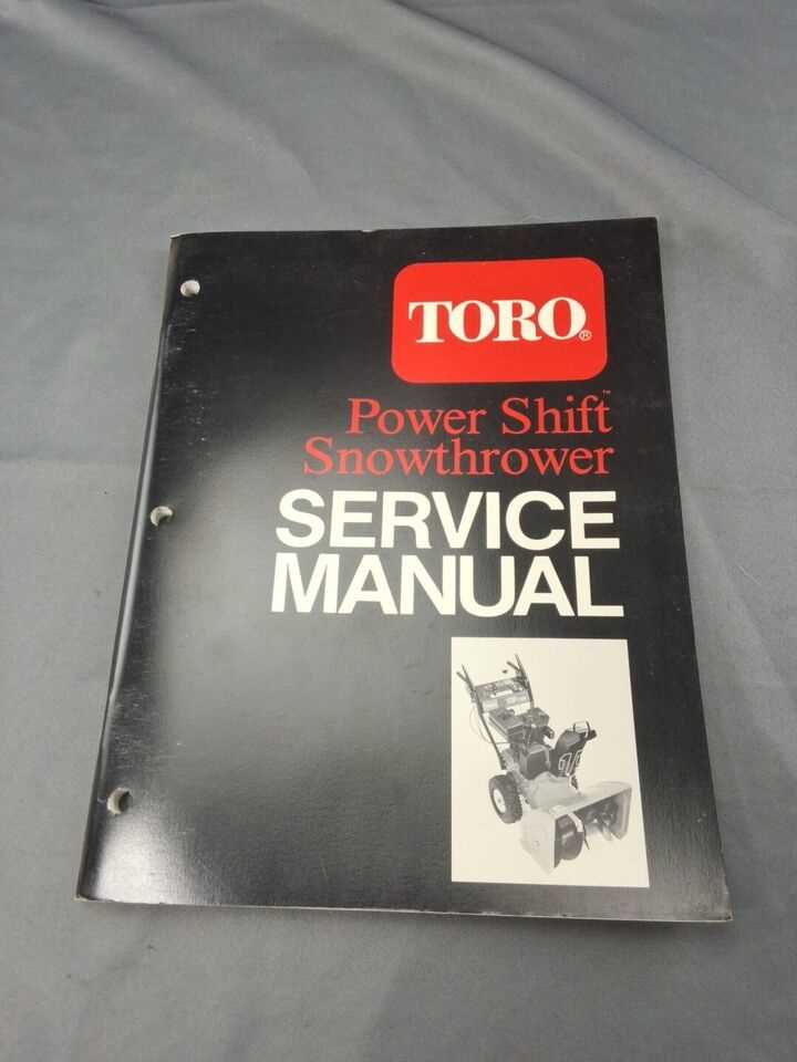 toro snow thrower repair manual