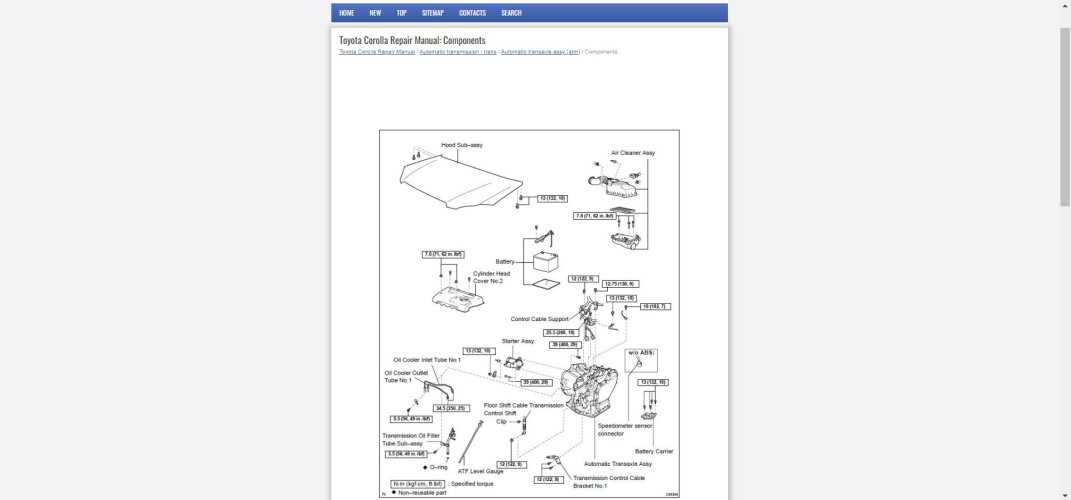 2012 toyota corolla repair manual