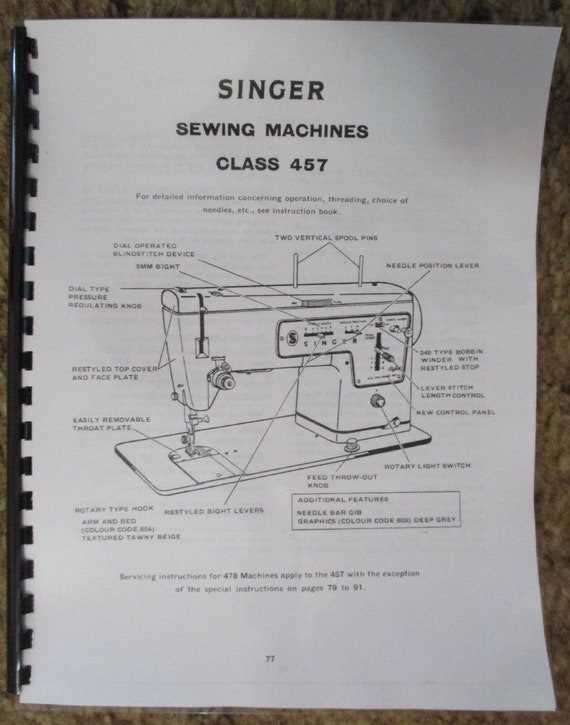 singer treadle sewing machine repair manual