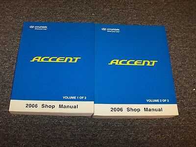 2006 hyundai accent repair manual